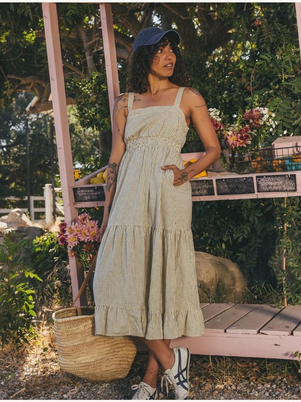 Toad and Co Hemp Striped Sress